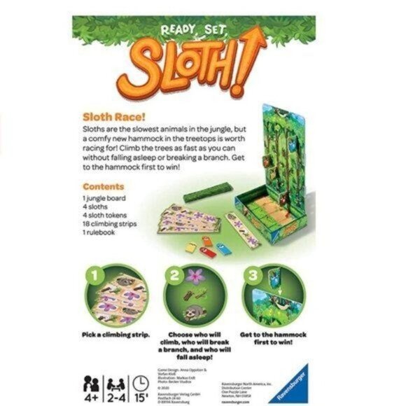 Ready Set Sloth Board Game - Picture 3 of 3
